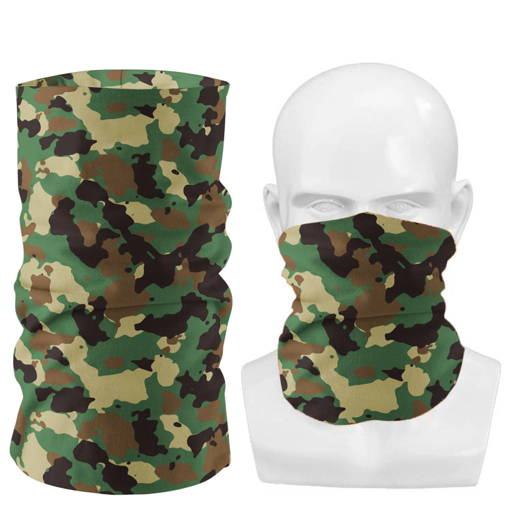 Wholesale OEM Hiking Colorful Fashion Breathable Blank Sublimated Custom Printing Neck Gaitor Bandana Mask