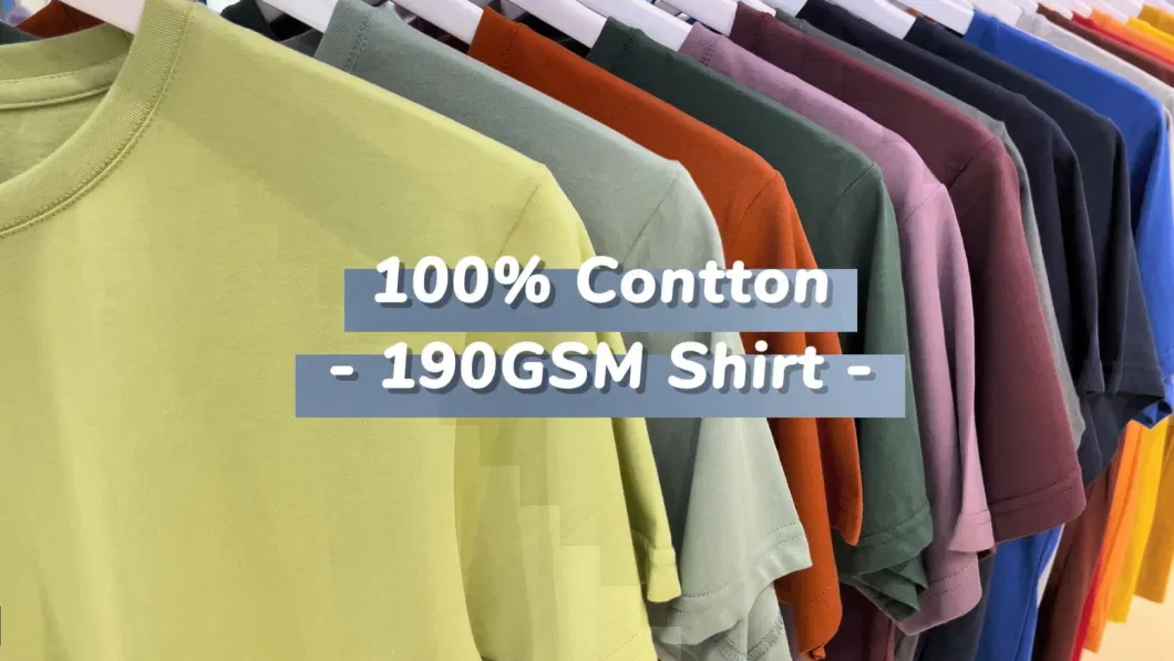 Wholesale Custom Men′ S T Shirt Clothing Embroidered Printing Logo T Shirts Pima 100% Cotton T-Shirt Design Own Logo Plain Blank Tee T Shirt Polo